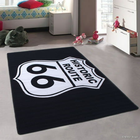 Allstar Purple Rug Kids Baby Room Area Route 66 Black Road 7 Allstar Purple Rug Kids Baby Room Area Route 66 Black Road 7 3 X 10 2 Com