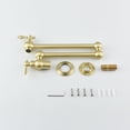 thumbnail image 2 of Pot Filler Faucet Wall Mount, Brass Pot Filler with Double Joint Swing Arms, 2 of 7