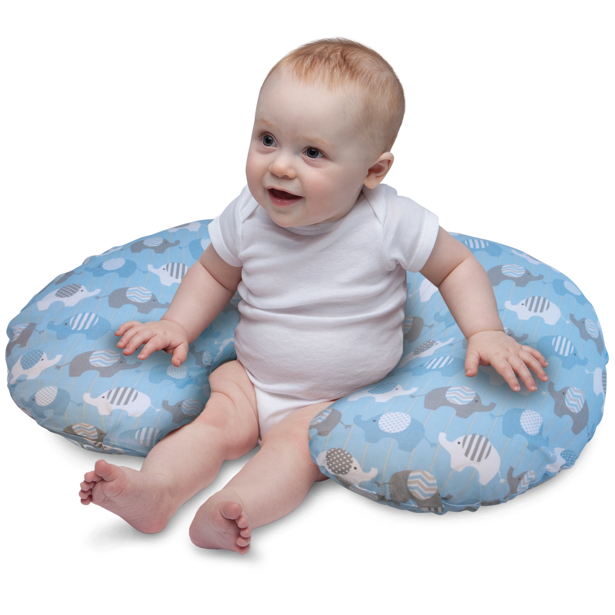 Blue boppy cheap pillow