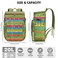 thumbnail image 5 of Tribal Rustic Cooler Backpack - 20L Insulated Leakproof Bag, Artistic Design for Beach, 5 of 5