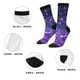thumbnail image 5 of Fotbe Purple Bubble Abstract Art Calcetas Largas con Estampado para Hombre y Mujer – Calcetas de Compresión Transpirables y Elásticas, Viajar y Uso Diario Talla 5-11, 5 of 6