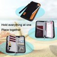 thumbnail image 3 of Travel Wallet Rfid Blocking Document Organizer Bag- Passport Holder, 3 of 5