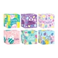 thumbnail image 1 of Bolsas de regalo de Pascua, papel de regalo para vacaciones, suministros para fiestas, envoltorio de regalos, cajas de regalo de compras, bolsas de 6 piezas, 1 of 8