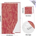thumbnail image 3 of Coolnut 2 Pack Pure Cotton Towel Set, Soft Highly Absorbent Machine Washable Chinese Golden Dragon Bath Towels for Pool,Sports, Yoga, Travel（598） Wash cloth, 3 of 7