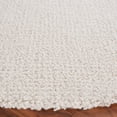 thumbnail image 3 of SAFAVIEH Abstract Virginia Solid Area Rug, Ivory, 6' x 6' Round, 3 of 10