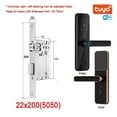 thumbnail image 2 of Door Lock, Tuya Electronic Smart Door Lock With Biometric Finrprint / Smart Card / Password / Key Unlock/ USB Emerncy Char ,Easy to Install, 2 of 7