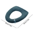 thumbnail image 3 of Heated Toilet Seat Soft Toilet Seat Cover - Thick Fleece Toilet Seat Warmer Cover - Reusable Machines Washable Easys To Install, 3 of 6