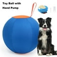 thumbnail image 2 of Wharick 17inch Pet Herding Ball Dog Toy Herding Ball Training Ball Stimulates Senses Confidence Toy for Medium to Large Dogs Herding Dog Ball, 2 of 8