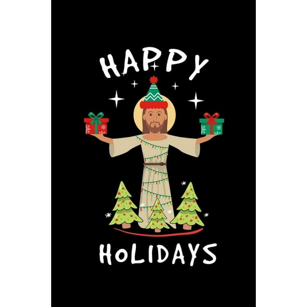 Notizbuch Frohe Weihnachten Jesus Geschenk Tannenbaum Licht 1 Seiten 6x9 Ca A5 Karomuster Walmart Com Walmart Com