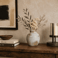 thumbnail image 3 of Speckled Stone Ceramic Rustic Vase, 6.1" Farmhouse Decorative Vase for Flowers, Centerpieces, Shelf, Table & Home Decor, NOVATRAX, 3 of 7