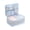 Blue, variant on 5-in-1 Travel Compression Packing Cubes - Expandable Luggage Organizer with Mesh Compartments, Space-Saving Compression Bag for Suitcases, Business Trips & Weekend Getaways