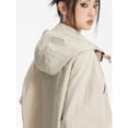 thumbnail image 5 of -Chaqueta cortavientos japonesa Y2k para mujer, chaquetas con capucha y cremallera, ropa de calle Vintage de gran tamaño, Anorak, Tops Harajuku, 5 of 5