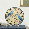thumbnail image 7 of Coolnut Bird Flower Pink Wall Clock Silent Non-Ticking Round 10 Inch Quartz Battery Operated Wall Clock for Kitchen,Bedroom,School,Living Room Home Decor, 7 of 7