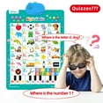 thumbnail image 4 of Electronic Alphabet Wall Chart, Interactive Talking ABC Poster with Numbers, Words, Quiz Mode and Songs, Educational Learning Toy for 3-5 Years, 4 of 6