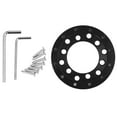 thumbnail image 2 of Alloy Steering Wheel Adapter Plate, Car Gaming Steering Wheel Adapter for  G25G27, with Heightening Plate, for Racing Simulation, 2 of 7