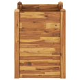 thumbnail image 3 of vidaXL Planter Flower Plant Box for Outdoor Patio Garden Solid Wood Acacia, 3 of 5
