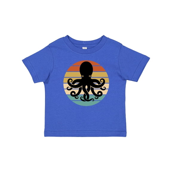 Inktastic Octopus Retro Vintage Sunset Boys or Girls Baby T-Shirt