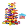 thumbnail image 2 of Blocs d'Empilage d'Arbres Jeux Interactifs Parent-Enfants Motricité Fine 400 Pcs, 2 of 9