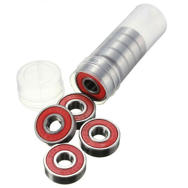 10 Pcs 608 2RS 8x22x7mm Roues de Skateboards Rouges ABEC-7 Arbres Miniatures Outil Roulements en Acier pour Skate Scooter Roulements Haute Performance