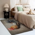 thumbnail image 3 of Rooster Rugs for Kitchen Floor - 3x4Rooster Rug - Rustic Farm Animal Area Rug - Country Chicken Rugs - Farmhouse Animal Carpet, 3 of 7