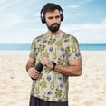 thumbnail image 4 of Wukai Skull Snake Print Men's Short-Sleeved Mesh T-Shirt,Quick-Dry Short Sleeve Workout T-Shirt-4X-Large, 4 of 8