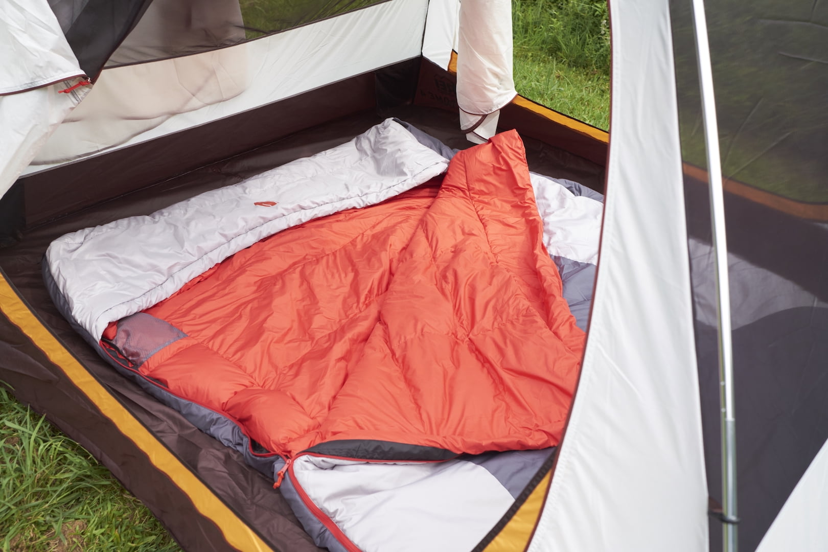 OmniCore Designs 10F / Red Double Wide Hooded Rectangular Sleeping Bag