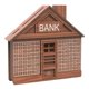 thumbnail image 1 of House Shape Wooden Money Box With Counter Wooden Crafts Money Saving Box Portable Coin Bank Brown Money 1000 G, 1 of 5
