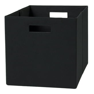 Faux Leather Storage Cube W/ Metal Handle 13X13X13 - Walmart.com