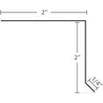 thumbnail image 2 of RDP Standard Drip Edge (10 Piece Bundle) (1.5" x 1.5" x 5', Black), 2 of 3
