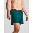 thumbnail image 6 of Bolter Men's 5-Pack Cotton Stretch Boxers Shorts (Large, Greens), 6 of 11