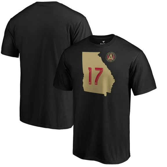Men's Black Atlanta United FC Jersey Hook State T-Shirt
