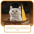thumbnail image 3 of 4Pcs Mini Graduation Caps Graduation Bear Cap Graduation Doll Caps with Tassel for Dolls, 3 of 8
