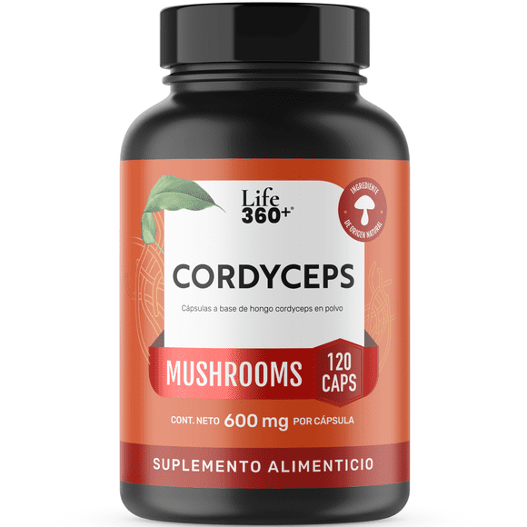 HONGO CORDYCEPS Life360+ 120 Cápsulas Suplemento Alimenticio