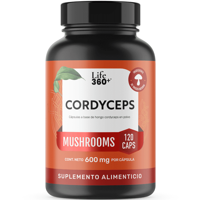 HONGO CORDYCEPS Life360+ 120 Cápsulas Suplemento Alimenticio