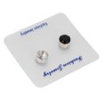 thumbnail image 3 of Pendientes De Masaje Magnético Pérdida De Peso Pendientes Magnéticos Pendientes Magnéticos No Perforados Pendientes De Puntos De Acupuntura Estimulantes Blanco Y Negro ANGGREK Otros, 3 of 8