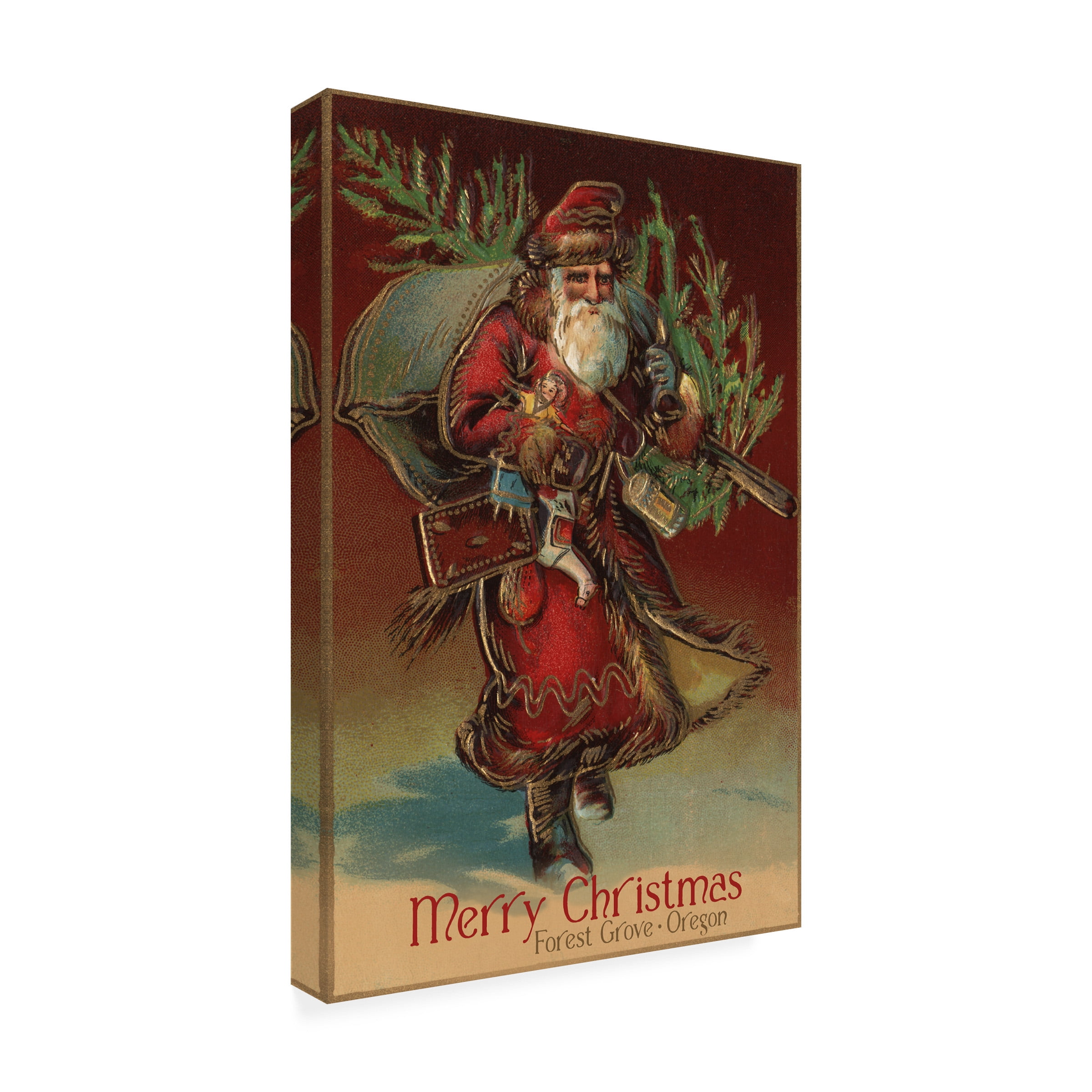 Lantern Press 'Santa Claus 4' Canvas Art