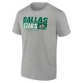 thumbnail image 2 of Men's Heathered Gray Dallas Stars Jet Speed T-Shirt, 2 of 3