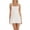 White, variant on Musuos Women Slim Mini Dress Ribbon Bowknot Embroidered Floral Sleeveless Summer Cami A-line Dress