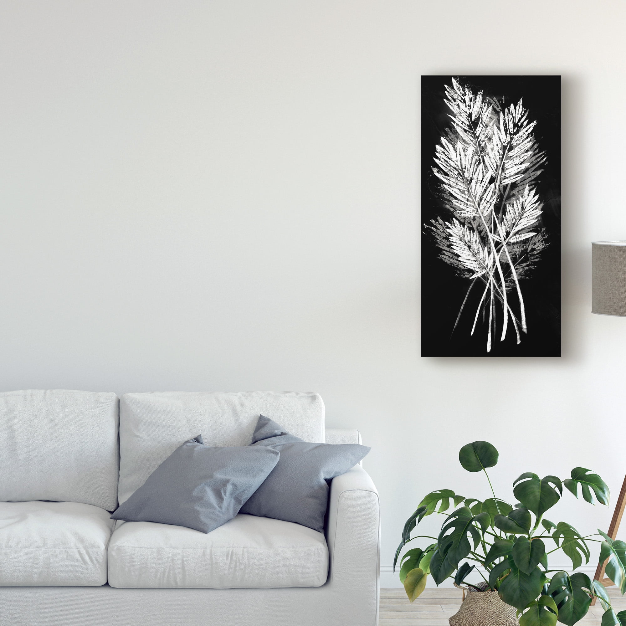 Trademark Fine Art 'Palm Leaf Fresco II' Canvas Art by Vision Studio