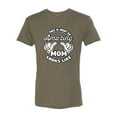thumbnail image 2 of Wild Bobby, This is What an Amazing Mom Looks Like, Mother's Day, Men Premium Tri Blend T-Shirt, Military Green, Large, 2 of 3