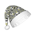 thumbnail image 2 of Cauagu Panda With Crown And Stars for Adult Christmas Hat,1-Pack Xmas Holiday Hat Santa Hat for Women & Men Festive Headwear Accessories Fit for Christmas/New Year/Party, 2 of 6