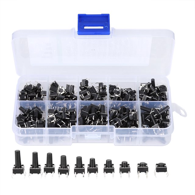 Daboolka - Kit de interruptor táctil de 200 piezas, accesorios industriales, piezas de hardware, kits de interruptor de película de 10 W, 200 piezas