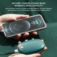 thumbnail image 5 of 2400mAh Electric Hand Warmers, 4 Hrs Heating Portable USB Heater for camping Hunting, Christmas Stocking Stuffers Gifts for Men & Women, 5 of 8