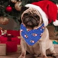 thumbnail image 3 of Baberos triangulares transpirables para mascotas, con estampados navideños, para perros y gatos., 3 of 5