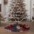 thumbnail image 6 of Kll Roses Skulls Christmas Tree Skirt 48",Party Decorations Farmhouse For Christmas Decorations Holiday Party, 6 of 8
