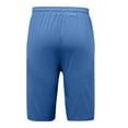thumbnail image 4 of HCNTES Men’s Linen Casual Slim Fit Shorts Beach Drawstring Shorts Stretch Short(Blue,M), 4 of 5