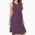 thumbnail image 2 of Phish Donut Casual Sleeveless Loose Sundress Dress For Women Summer Dress Daily Woman, 2 of 4