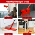 thumbnail image 3 of Flat Mop and Bucket Set with Wringer Set, Mop and Bucket with 3 Washable & Reusable Microfiber Pads, Wet and Dry Use Home Floor Cleaning System for Hardwood, Tile, Wall, Windows, 3 of 7