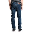 thumbnail image 3 of Men's Skinny Fit Stretch Raw Denim Jeans, Up To 42W, 3 of 5