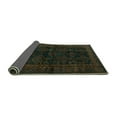 thumbnail image 2 of Ahgly Company Indoor Square Persian Turquoise Blue Traditional Area Rugs, 5' Square, 2 of 4